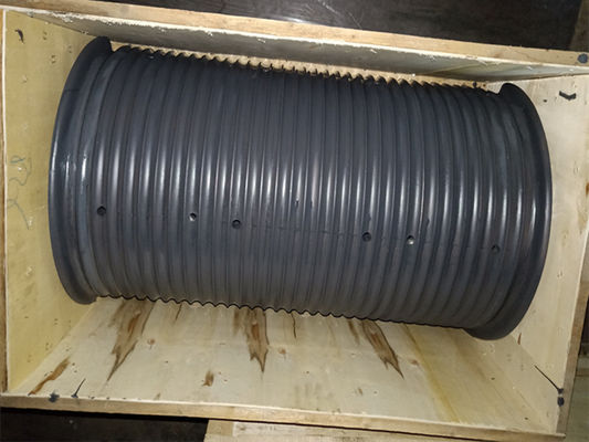 Hebevorrichtungs-Pfund-lbs-Nut-Ärmel-Trennungs-Drahtseil-Grau